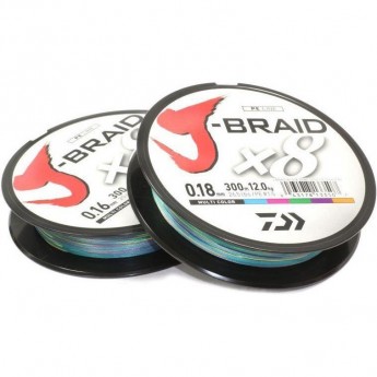 Шнур DAIWA J-Braid X8 0,35мм 300м multicolor Шнур DAIWA J-Braid X8 0,35мм 300м multicolor